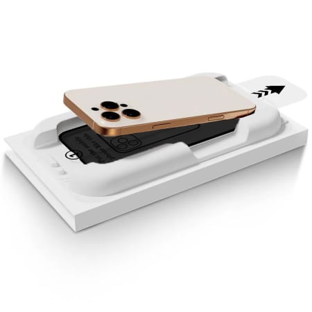 Folie Sticla Privacy pentru iPhone 17 Pro cu aplicator Daden MagicBox, Full Cover, Protectie Profesionala, Ultra Rezistenta, Calitate Premium, Margini negre [5]