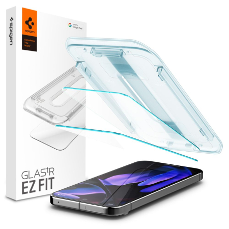 Folie Sticla cu aplicator pentru Google Pixel 9 / 9 Pro / 10 / 10 Pro, Glas.tR EZ-FIT, Full Cover, Protectie Profesionala, Ultra Rezistenta, Calitate Premium, Clear [6]