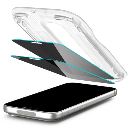 Folie sticla privacy iPhone 18 Pro Max cu aplicator, Spigen - Glas.tR EZ-FIT Pro HD - 2 Pack [1]