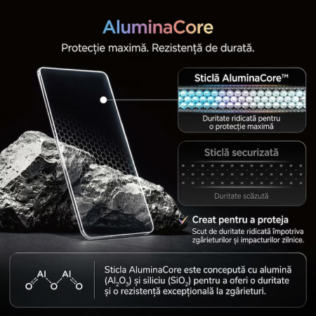 Folie sticla privacy iPhone Duo cu aplicator, Spigen Glas.tR EZ-FIT Pro HD, Duritate 10H+ [6]