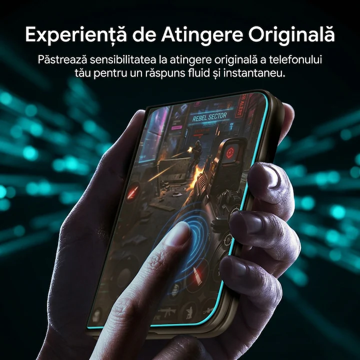Folie sticla privacy iPhone 18 Pro Max cu applicator, Spigen - Glas.tR EZ-FIT Pro HD [6]