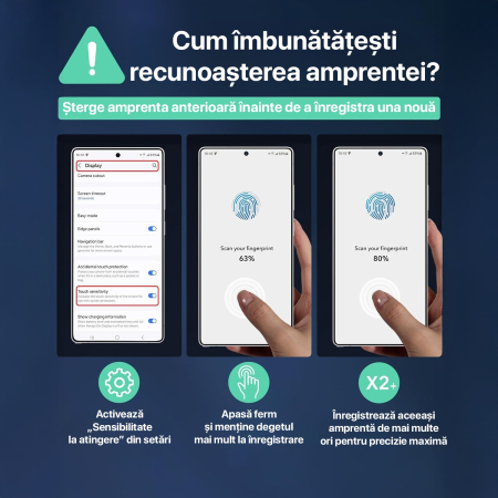 Folie Sticla Privacy pentru Sasmung S26 Ultra Daden MaxProtection, Full Cover, Protectie Profesionala, Ultra Rezistenta, Calitate Premium, Margini negre [7]