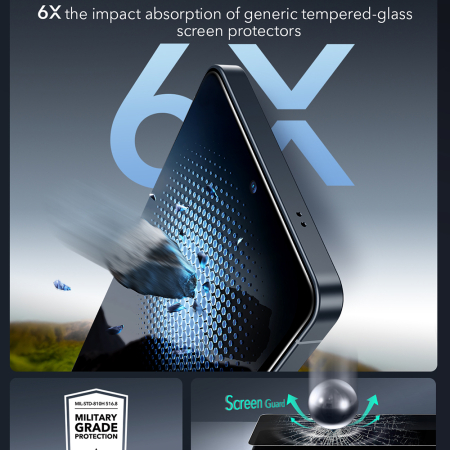 Folie sticla privacy Samsung Galaxy S26 Ultra, ESR Armorite UltraFit [6]