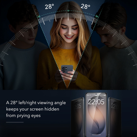 Folie sticla privacy Samsung Galaxy S26 Ultra, ESR Armorite UltraFit [5]