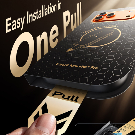 Folie sticla iPhone 18 Pro/ 17 Pro, ESR UltraFit Armorite Pro, Corning Gorilla Glass, Transparenta [3]