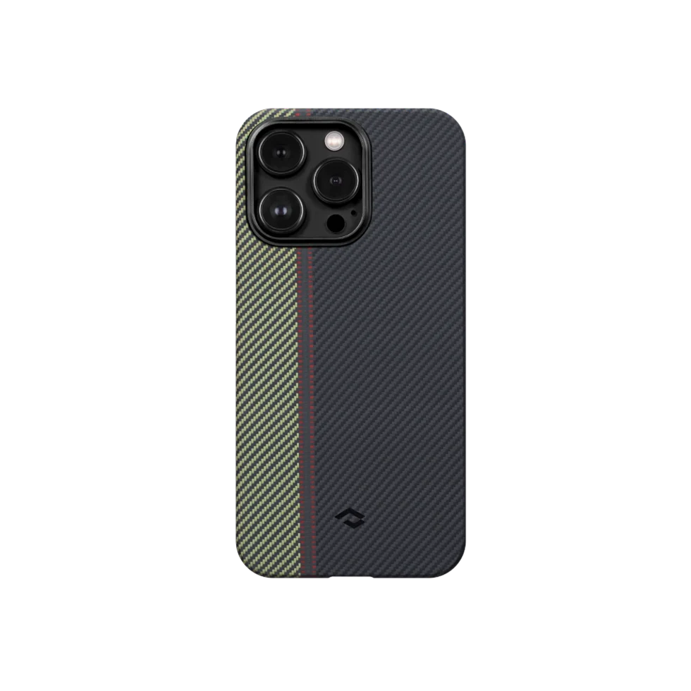 Apple - Husa MagEZ 3 Pitaka 600D , Aramida iPhone 14 Pro Max Overture MagSafe