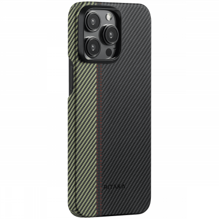 Husa MagEZ 4 Pitaka 600D , Aramida iPhone 15 Pro Max Overture MagSafe [1]