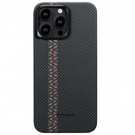 iPhone 15/15 Plus/15 Pro/15 Pro Max - Husa MagEZ 4 Pitaka 600D , Aramida iPhone 15 Pro Rhapsody
