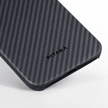 [Outlet] Husa MagEZ 4 Pitaka, Aramida 1500D iPhone 15 Pro Negru/Gri MagSafe [17]