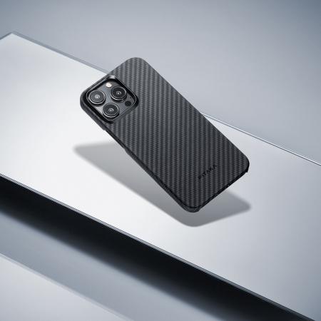 [Outlet] Husa MagEZ 4 Pitaka, Aramida 1500D iPhone 15 Pro Negru/Gri MagSafe [9]