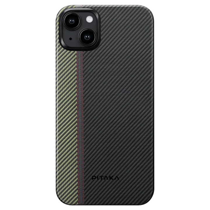 iPhone 15/15 Plus/15 Pro/15 Pro Max - Husa MagEZ 4 Pitaka 600D , Aramida iPhone 15 Plus Overture MagSafe
