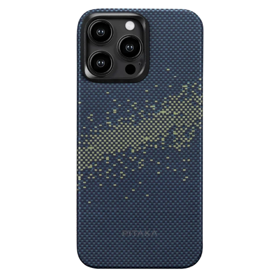 Carcase Pitaka - Husa MagEZ 4 StarPeak Milky Way Pitaka 1500D , Aramida iPhone 15 Pro Max
