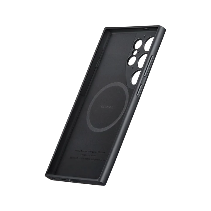 [Outlet] Husa MagEZ Pro 4 PinButton Pitaka , Aramida Galaxy S24 Ultra Negru/Gri MagSafe [3]