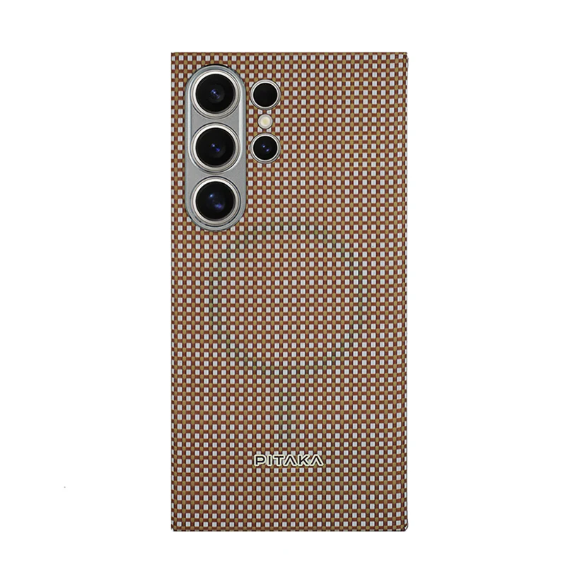 Galaxy S24/S24 Plus/S24 Ultra - Husa MagEZ 4 Pitaka Canyon, Aramida Galaxy S24 Ultra MagSafe