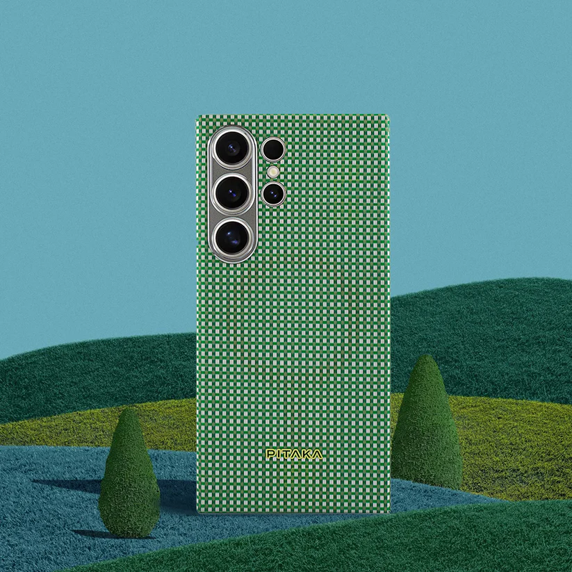 Husa MagEZ 4 Pitaka Forest, Aramida Galaxy S24 Ultra MagSafe [5]