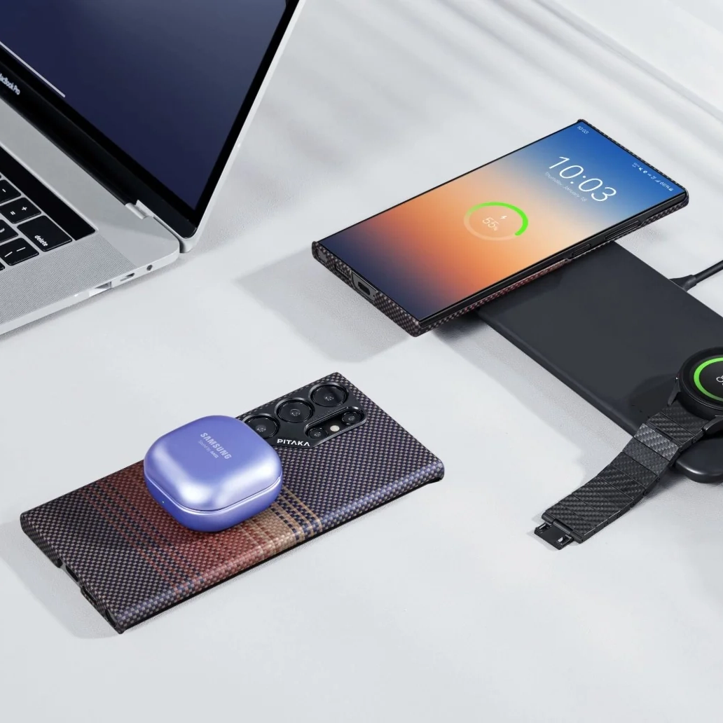 Husa MagEZ 4 Pitaka Sunset, Aramida Galaxy S24 Plus MagSafe [7]