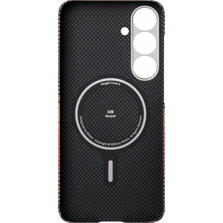 [Outlet] Husa MagEZ 6 Pitaka Sunset 600D, Aramida Samsung S25 Plus, MagSafe [5]