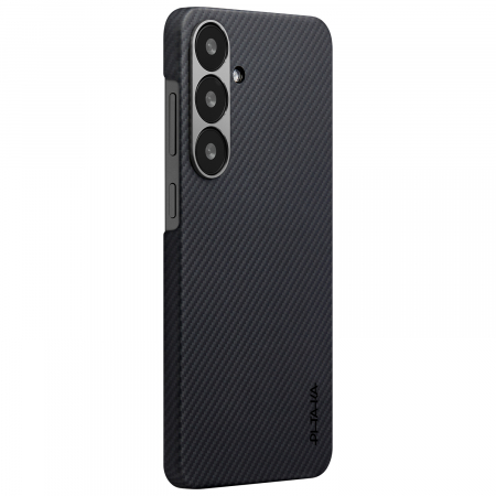 Husa MagEZ 6 Pitaka 600D, Aramida Samsung S25 Plus Negru/Gri, MagSafe [1]