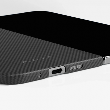 Husa MagEZ 5 Pitaka, Aramida 600D Google 9 Pro Fold, Negru/Gri, MagSafe, Ultra Slim [6]
