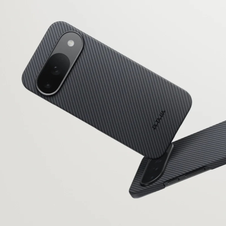 Husa MagEZ 6 Pitaka Google Pixel 10 & 10 Pro, Aramida 600D, Negru/Gri, MagSafe, Ultra Slim [3]