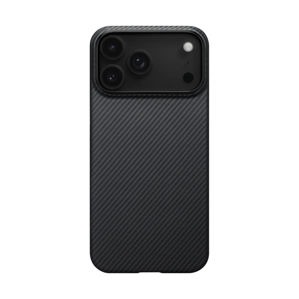 Husa MagEZ 7 Pitaka iPhone 17 Pro Max, Aramida 600D, Negru/Gri, PitaTap™, MagSafe, Ultra Slim [1]