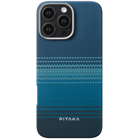 Christmas sale - Husa MagEZ 5 Pitaka Moonrise, Aramida 600D iPhone 15 Pro Max