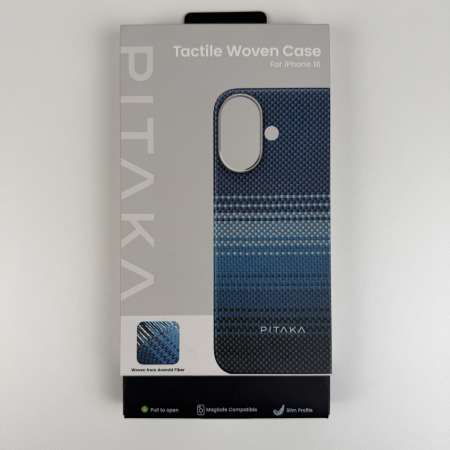 [Outlet] Husa MagEZ 5 Pitaka Moonrise, Aramida iPhone 16, Albastru, MagSafe, Ultra Slim [3]