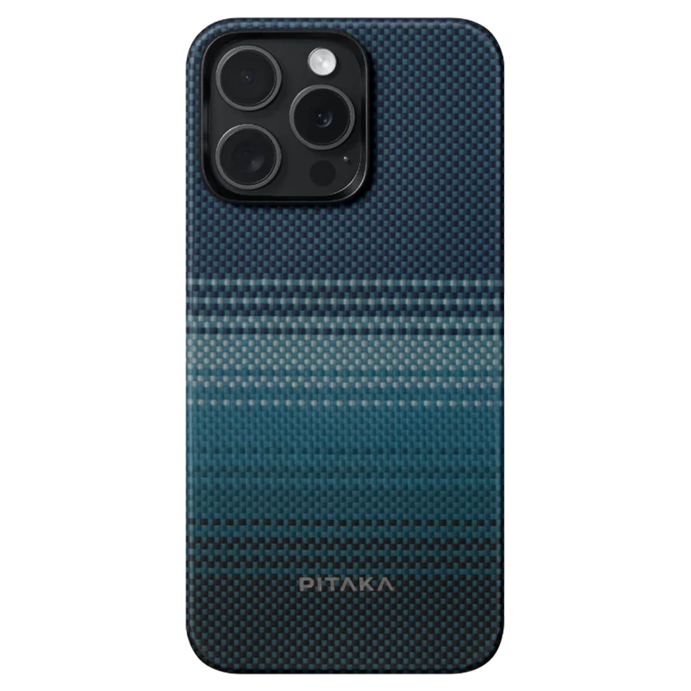 iPhone 15/15 Plus/15 Pro/15 Pro Max - Husa MagEZ 5 Pitaka Moonrise, Aramida 600D iPhone 15 Pro