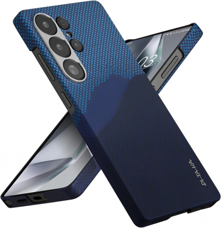 Outlet - [Outlet] Husa MagEZ 6 Starpeak Over The Horizon 600D, Aramida Samsung S25 Ultra, MagSafe, Albastru, Ultra Slim