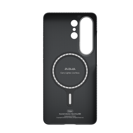 Husa Samsung S26 Ultra Pitaka, MagEZ 600D, Edge Case, Aaron Button, MagSafe, Aramida, Negru/Gri [4]