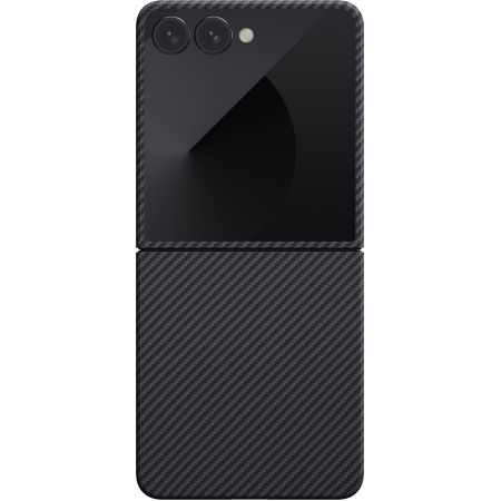 Husa MagEZ 6 Pitaka 600D, Aramida Samsung Z Flip 7, Negru/Gri, Ultra Slim [2]