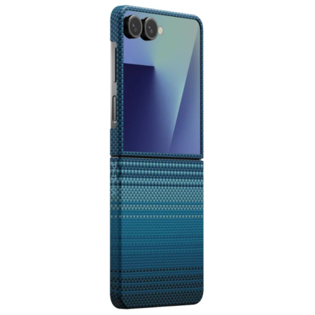 Samsung - Husa MagEZ 6 Pitaka 600D, Aramida Samsung Z Flip 7, Moonrise, Ultra Slim