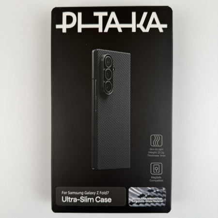 [Outlet] Husa MagEZ 6 Pitaka 600D, Aramida Samsung Z Fold 7, Negru/Gri, Ultra Slim [3]