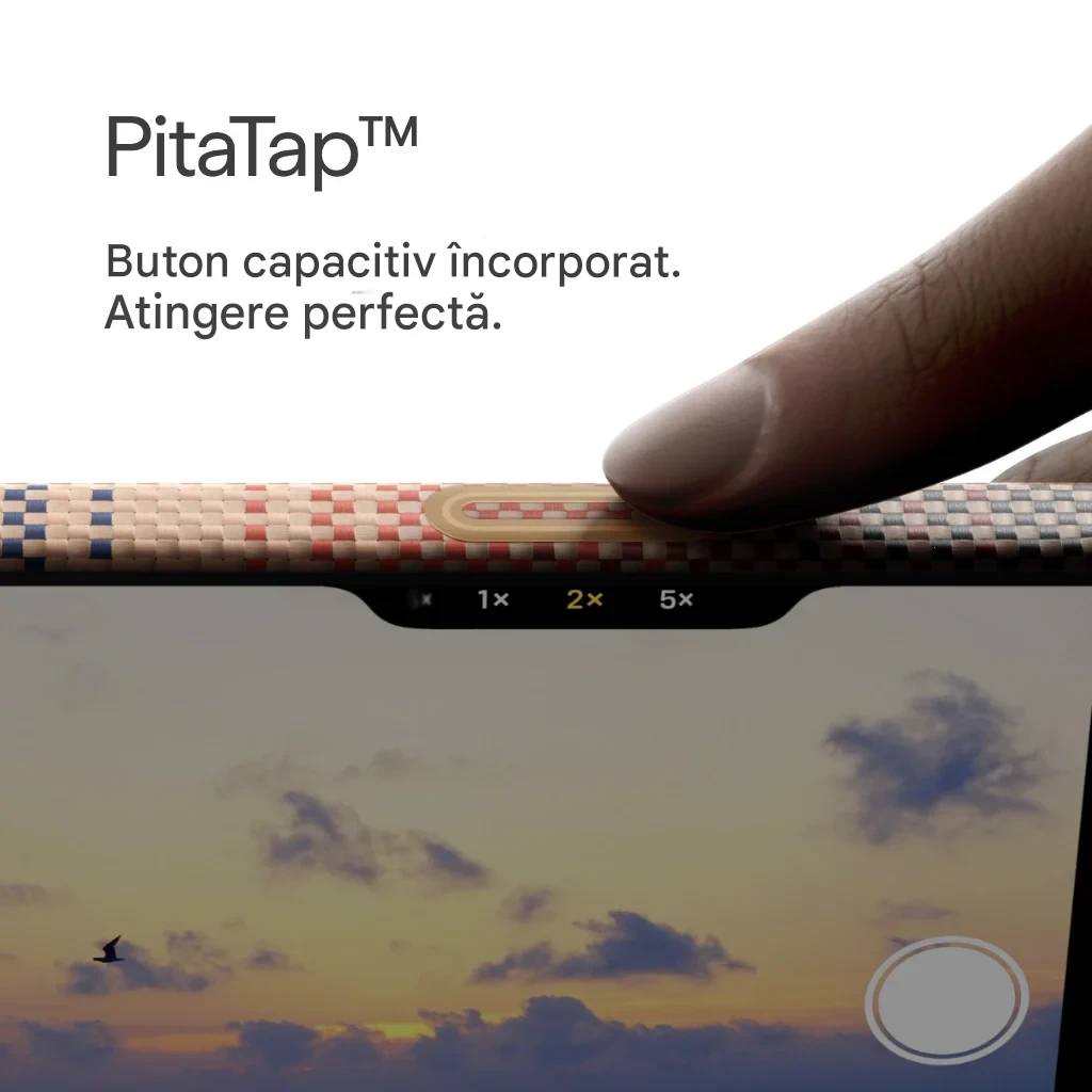 Husa MagEZ 7 Pitaka iPhone 17 Pro Max, Aramida 600D, Sunset, PitaTap™, MagSafe, Ultra Slim [3]