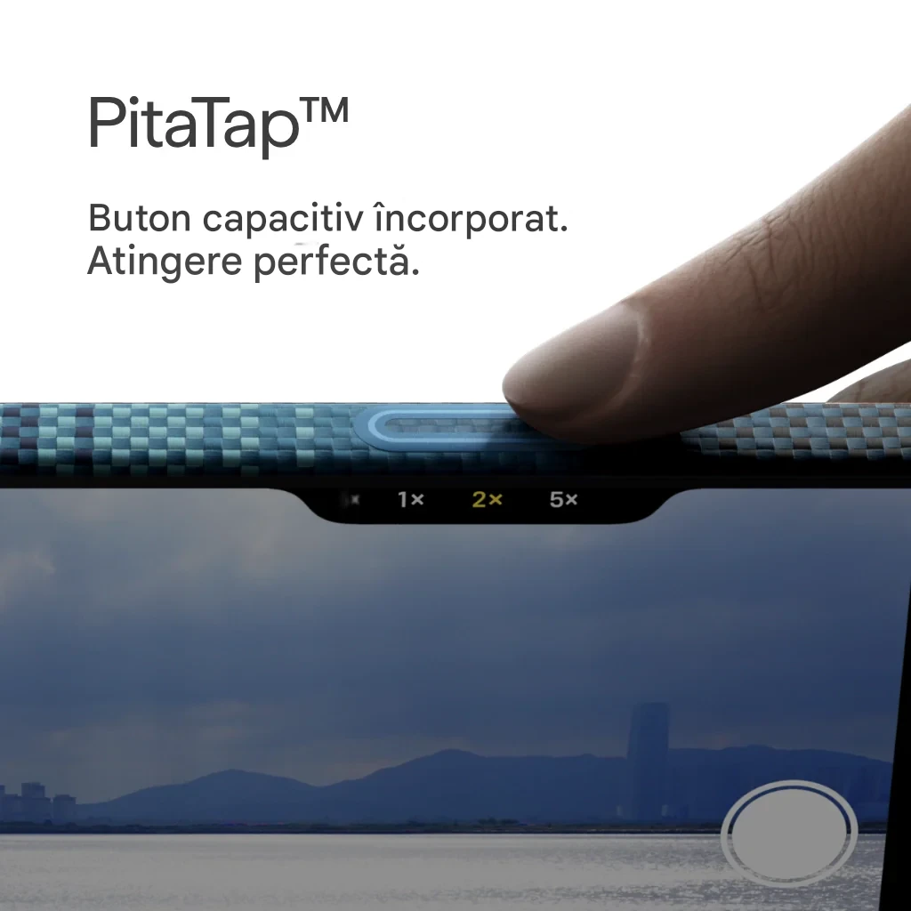 Husa MagEZ 7 Pitaka iPhone 17, Aramida 600D, Moonrise, PitaTap™, MagSafe, Ultra Slim [4]