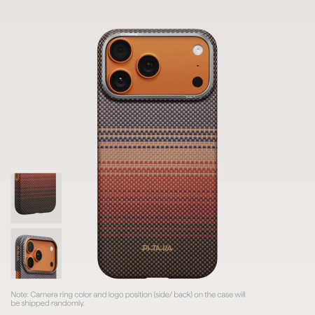 Husa MagEZ 7 Pitaka iPhone 17 Air, Aramida 600D, Sunset, MagSafe, Ultra Slim [1]