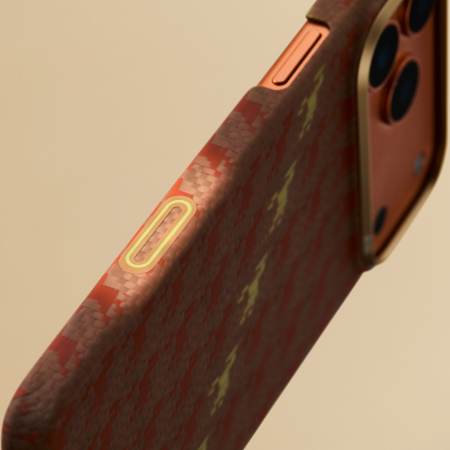 Husa Pitaka iPhone 17 Pro Max, Edge Case, Amber, PitaTap™, MagSafe, Ultra Slim [12]