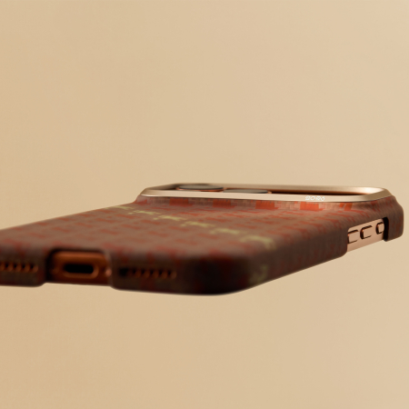 Husa Pitaka iPhone 17 Pro, Edge Case, Amber, PitaTap™, MagSafe, Ultra Slim [14]