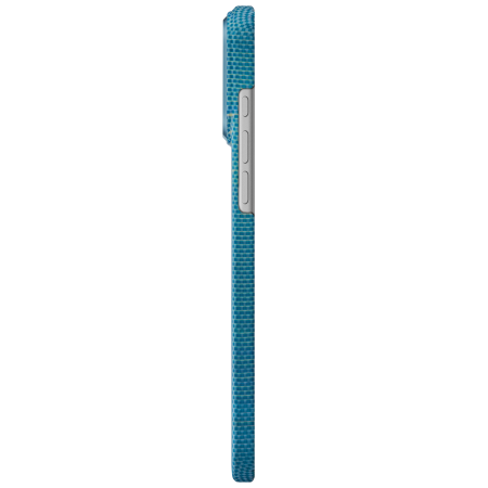 Husa Pitaka iPhone 18 Pro Max, Edge Case,Glints of Gold, PitaTap™, MagSafe, Ultra Slim, Lucid Blue [6]