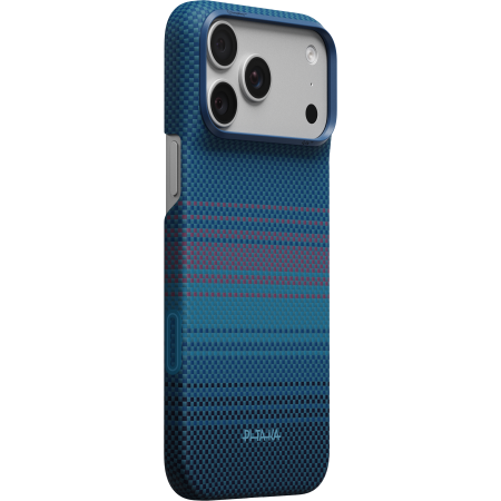 iPhone 18 - Husa Pitaka iPhone 18 Pro, Edge Case, Moonrise, PitaTap™, MagSafe, Ultra Slim, 01* Midnight