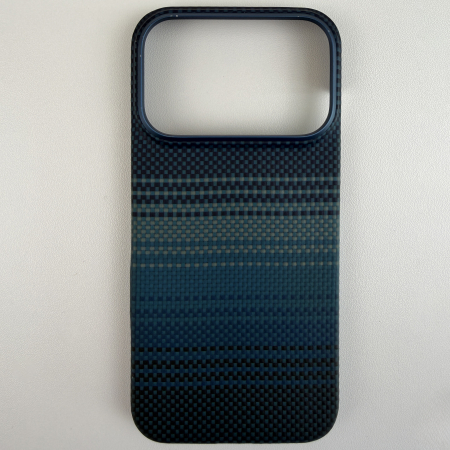 [Outlet] Husa MagEZ 7 Pitaka iPhone 17 Pro, Aramida 600D, Moonrise, PitaTap™, MagSafe, Ultra Slim [1]