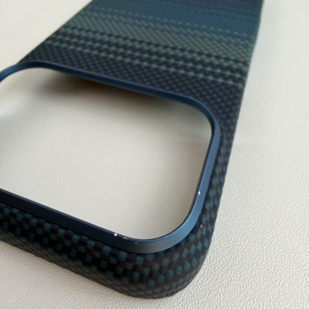 [Outlet] Husa MagEZ 7 Pitaka iPhone 17 Pro, Aramida 600D, Moonrise, PitaTap™, MagSafe, Ultra Slim [2]