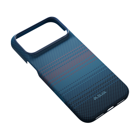Husa Pitaka iPhone 18 Pro Max, Edge Case, Moonrise, PitaTap™, MagSafe, Ultra Slim, 01* Midnight [9]