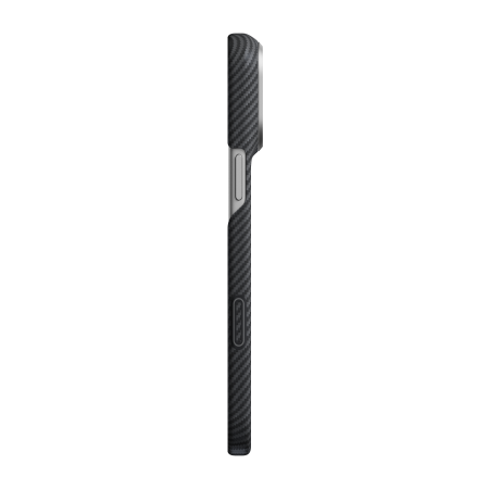 Husa Pitaka iPhone 18 Pro Max, Edge Case, Classic, PitaTap™, MagSafe, Ultra Slim, Negru/Gri [6]