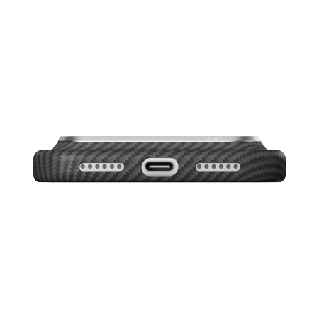 Husa Pitaka iPhone 18 Pro, Edge Case, Classic, PitaTap™, MagSafe, Ultra Slim, Negru/Gri [5]