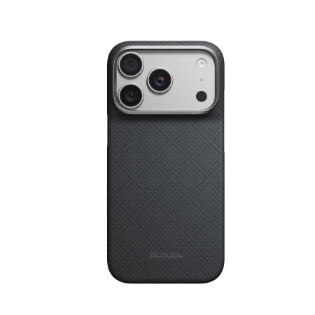 Husa Pitaka iPhone 18 Pro Max, Edge Case, Argyle, PitaTap™, MagSafe, Ultra Slim, Lava black [1]
