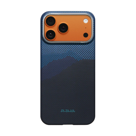 Husa Pitaka iPhone 17 Pro, Edge Case, Aramida 600D, Over The Horizon, PitaTap™, MagSafe, Ultra Slim [2]