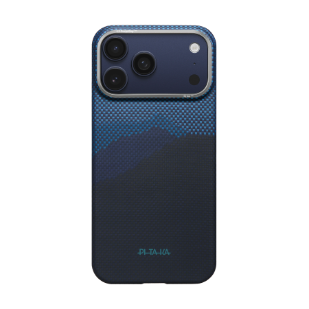 Husa Pitaka iPhone 17 Pro, Edge Case, Aramida 600D, Over The Horizon, PitaTap™, MagSafe, Ultra Slim [1]