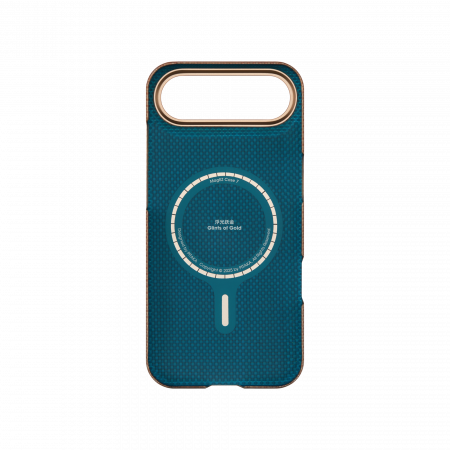 Husa MagEZ 7 Pitaka iPhone 17 Air, Aramida 600D, Glints of Gold, Golden Glint, PitaTap™, MagSafe, Ultra Slim [2]