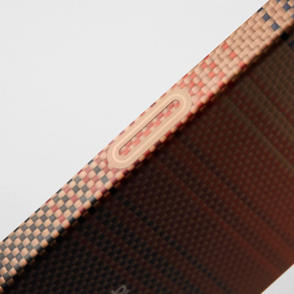 [Outlet] Husa MagEZ 6 Pitaka iPhone 16 Pro, Aramida 600D, Sunset, PitaTap™, MagSafe, Ultra Slim [4]